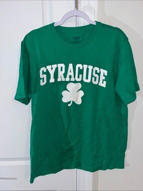 St Patrick’s Day St Paddy’s Irish Ireland Syracuse Orange College Team T Shirt L